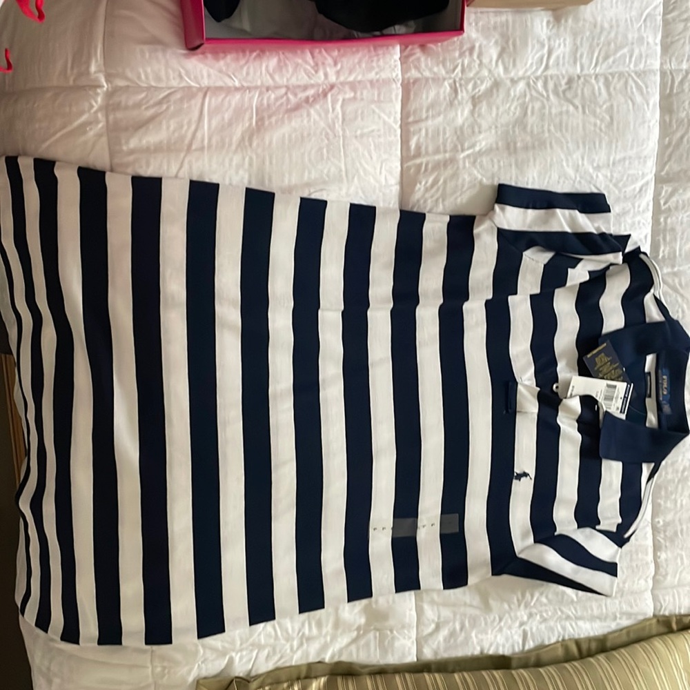 Mesh mini womens polo dress brand new size large